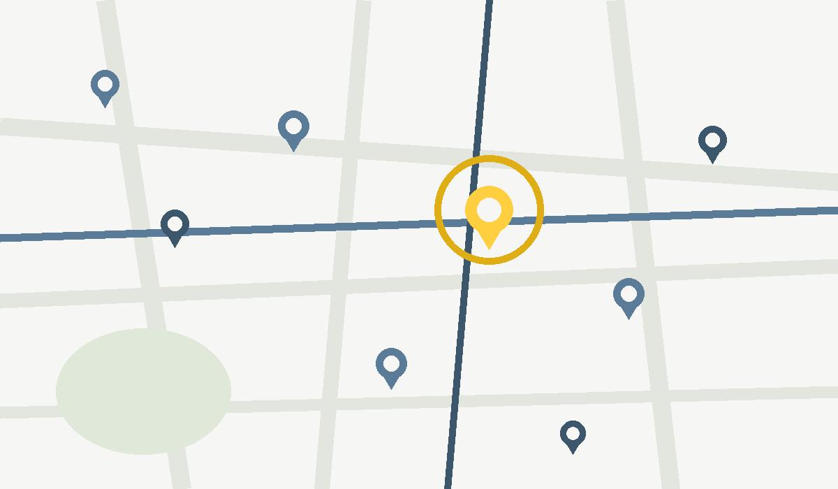 Stylised map of PeakStudio Works coverage across Kuala Lumpur and Selangor